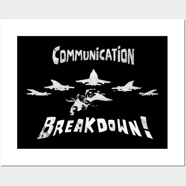 Communication Breakdown, Humorous Air force Tee Wall Art by Shop Tee Depot